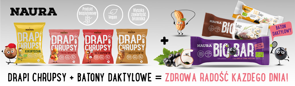 Drapi Naura odświeża wizerunek batonów daktylowych, upodabniając je do ...